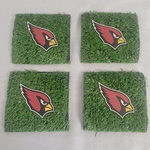 Arizona Cardinals Artificial Turf Coasters (4)